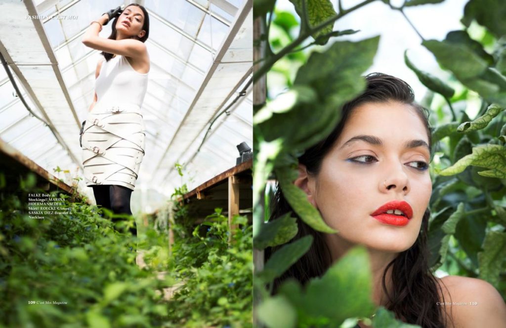 Fashion Editorial "The Greenhouse Tales" by Berlin fashion photographer Caroline Wimmer published in C`est Moi Magazine