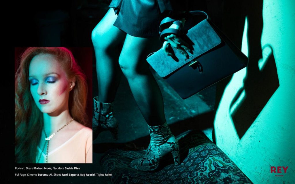 Fashion photography Editorial by Berlin photographer Caroline Wimmer published in Rey Magazine