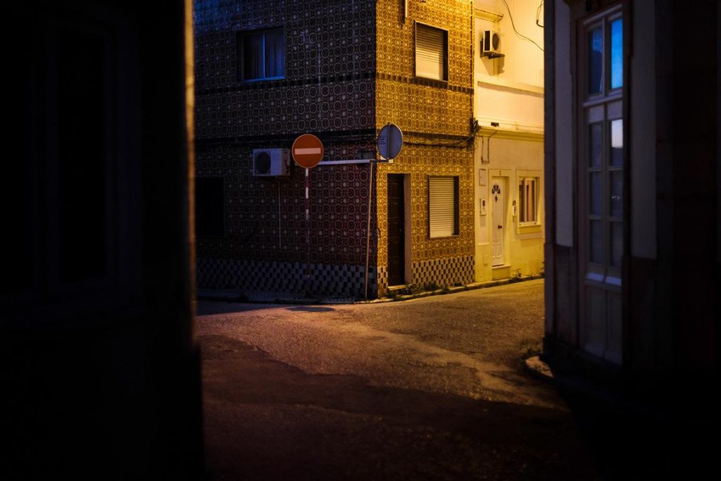 Night photography and travel images by berlin photographer Caroline Wimmer taken in Olhao, Portugal during the blue hour